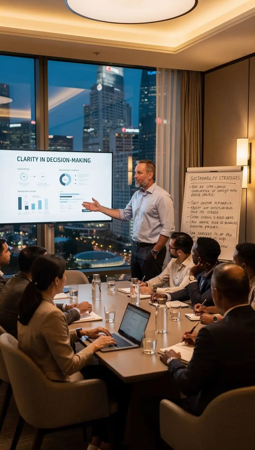 Professional business solutions illustration